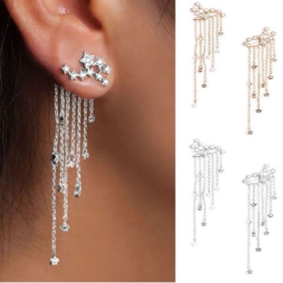 Cute4less2012 Jewelry - Star Tassel Drop Earrings